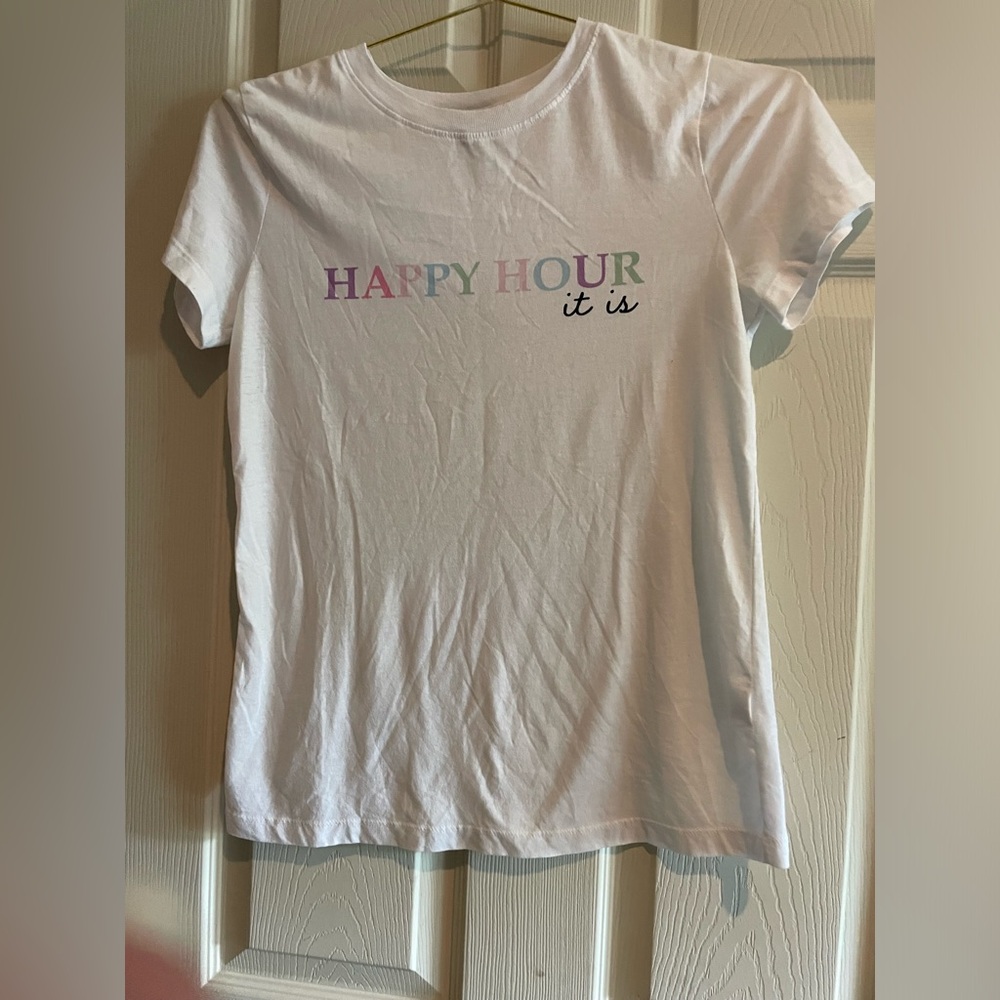 Halogen Women’s happy hour it is T-shirt, -Small